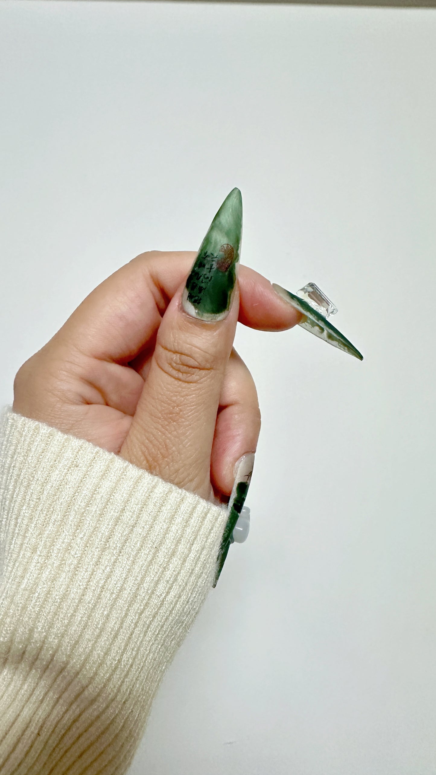L013,Crazy Bee Press on Nails, Fake  Nails